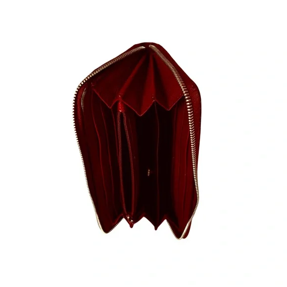 GUCCI Soho Leather Zip Around Wallet Cherry - Picture 4 of 14